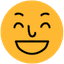 Belustigt emotion icon